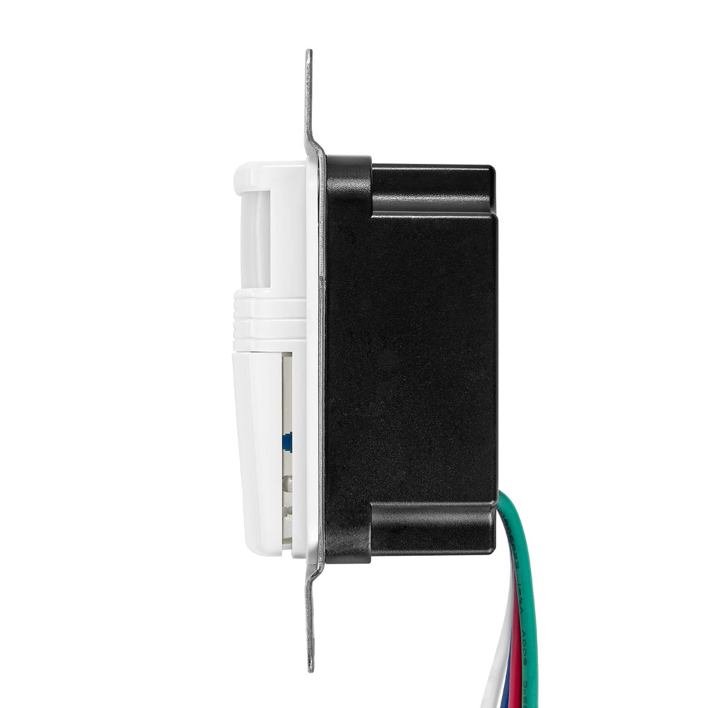 Maxxima Occupancy Vacancy Motion Sensor PIR Wall Switch, 3-Way/Single Pole