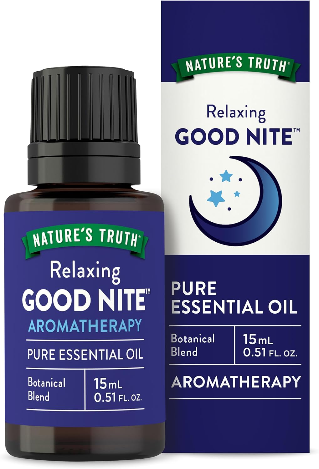 Good Nite Pure Essential Oil | 15 mL | Aromatherapy | Botanical Blend | Plant Based, Non-GMO & Gluten Free |