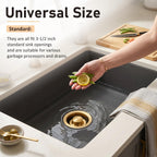 Hicarer Gold Garbage Disposal Flange with Stopper for Kitchen 3-1/2 Inch Sink Drain Stainless Steel Disposer Sink Plug Strainer Replacement for Kitchen Accessories