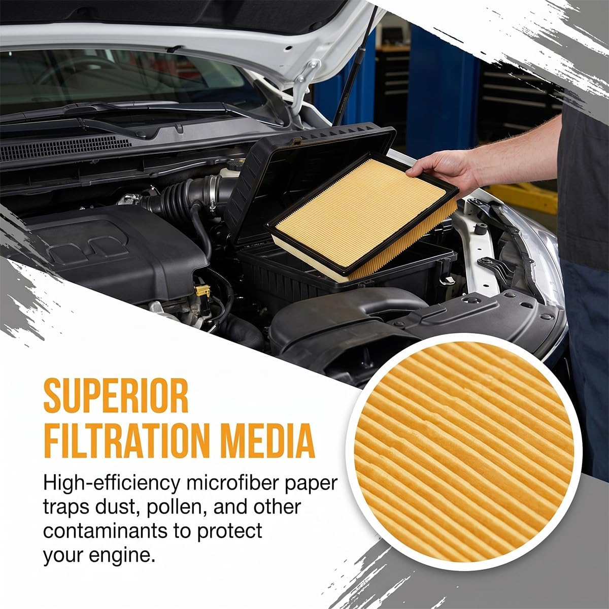 CA10741 Engine Air Filter Compatible with CT200h and NX300h