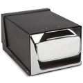 H3001BKC Countertop Napkin Dispenser, 7 5/8w x 11d x 5 1/2h, Capacity: 300 Napkins, Black