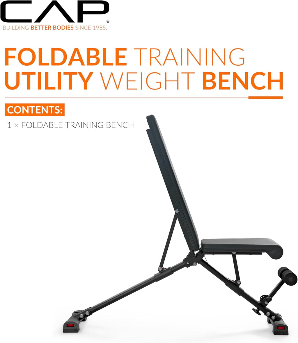 Barbell Multi-Purpose Adjustable Utility Strength Training Weight Bench | Multiple Options
