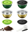 4 Pack Reusable Coffee Capsules Compatible with Nespress Vertuo Plus/Next