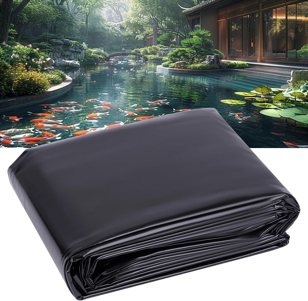Pond Liner 13 X 20 Ft,20 Mil for Outdoor Ponds HDPE Flexible & Durable