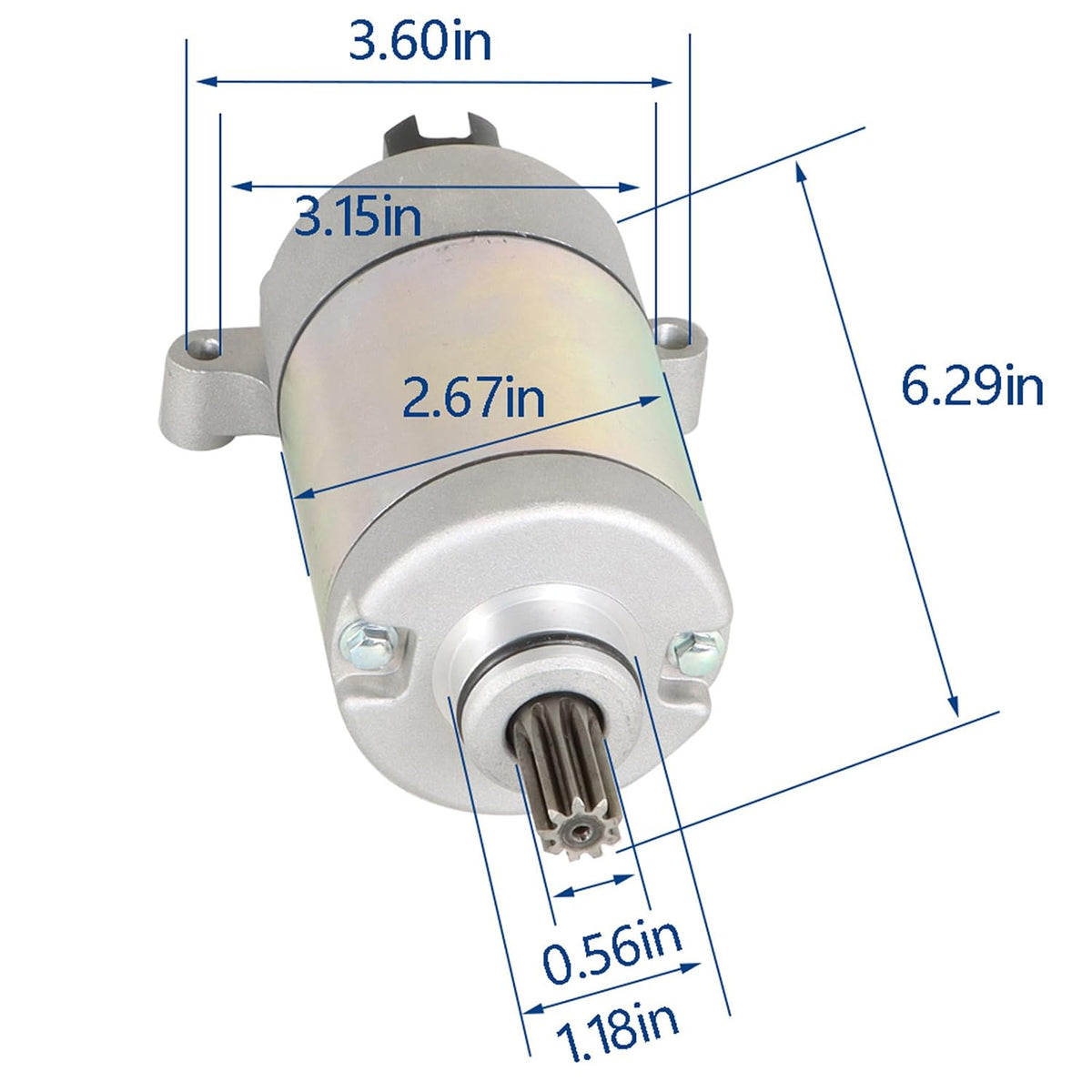 Starter Motor Replacement for Yamaha Kodiak 700 YFM700 2016-2021