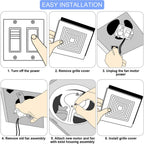 2 Pack Bathroom Vent Exhaust Fan Motor Compatible with Broan-NuTone, 120V