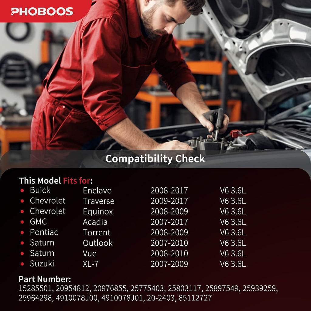 PHOBOOS Power Steering Pump Fit for Chevy & GMC & Pontiac & Saturn