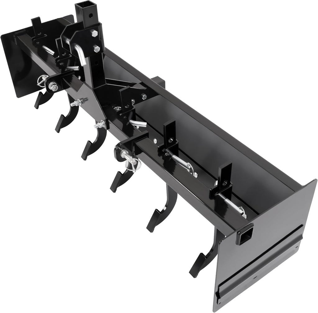 55" 3-Point Box Scraper Compatible with CAT-0 Garden Lawn Mower Tractor Box Blade