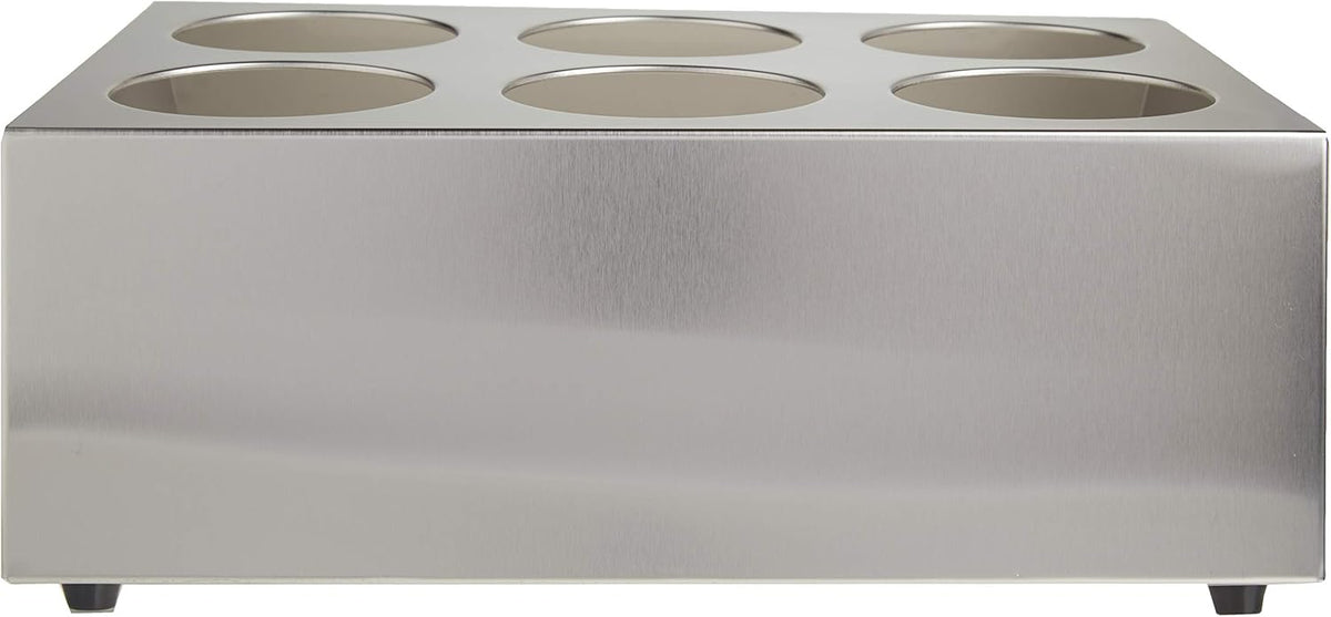 6 Hole Flatware Cylinder Holder, 2-Tier