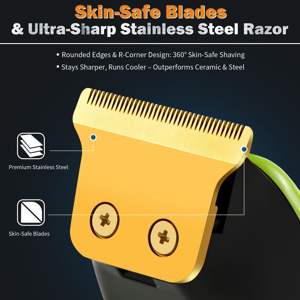 Beard Trimmer for Men, Rechargeable Cordless Hair Clipper