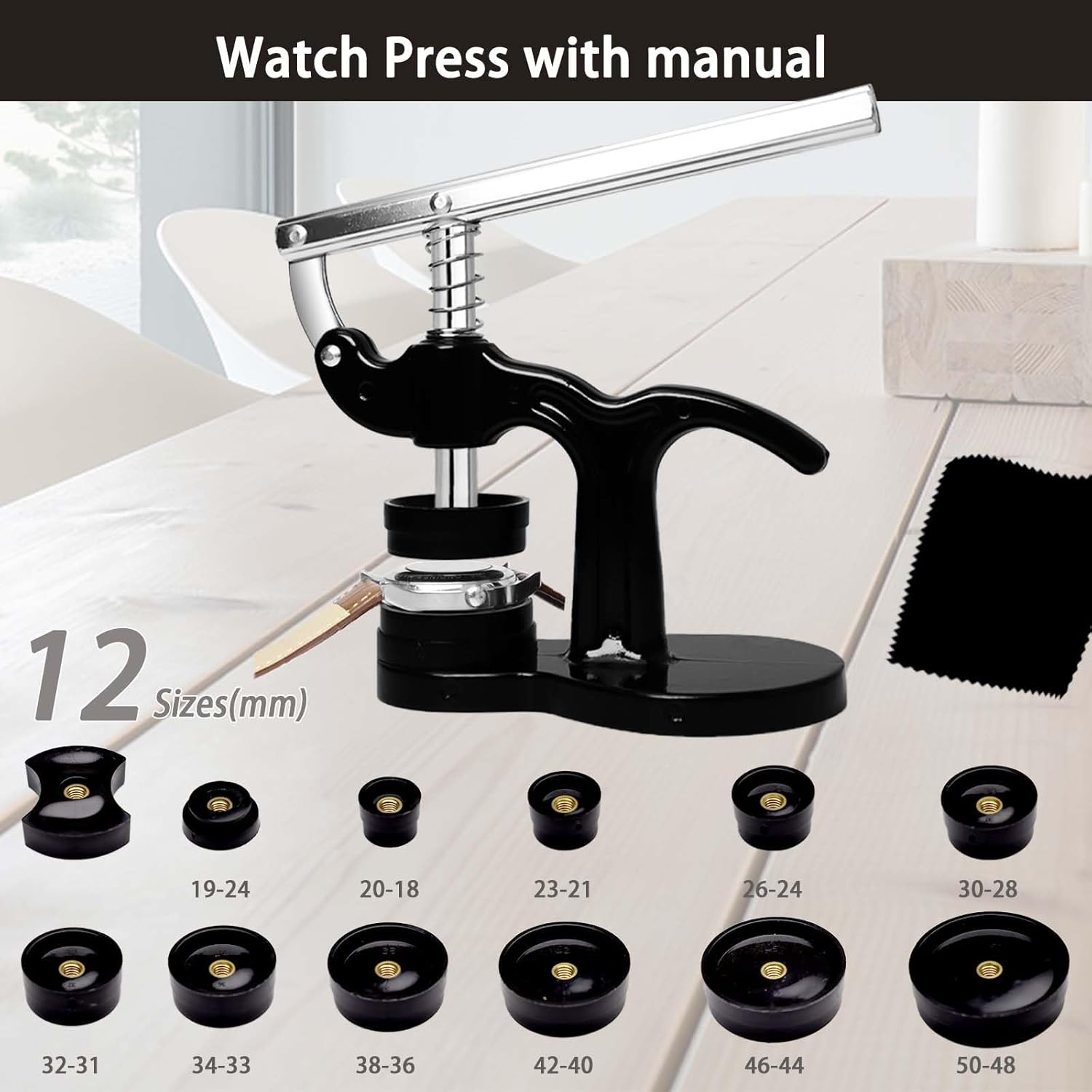 Watch Repair Kit, GLDCAPA Professional Watch Battery Replacement Kit, Watch Repair Tools with Carrying Case, Watch