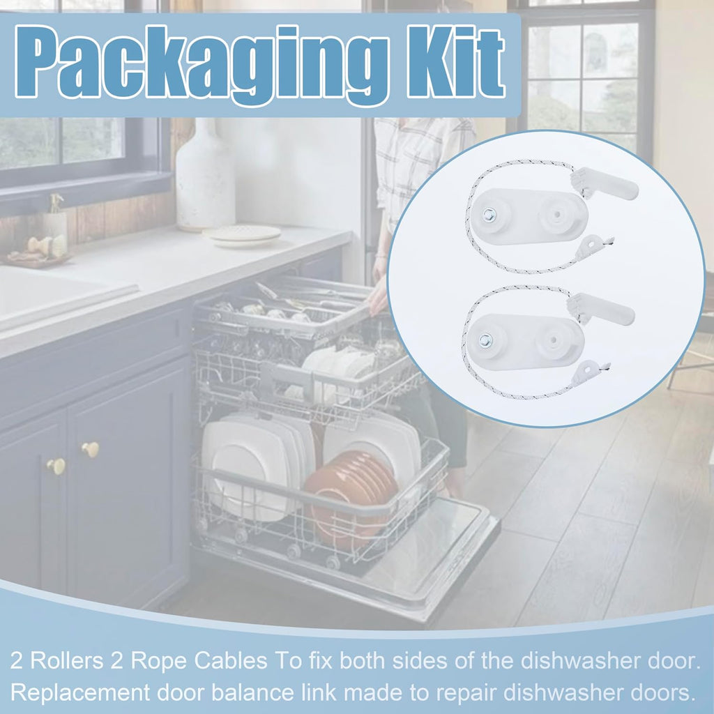 8194001 Dishwasher Door Balance Link Kit Fits Whirlpool Kenmore