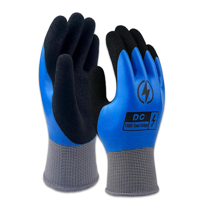 Insulated Electrician Gloves 1000V,ASTM D120 Certified High Voltage Resistant Flame Retardant Work Gloves, Electrical