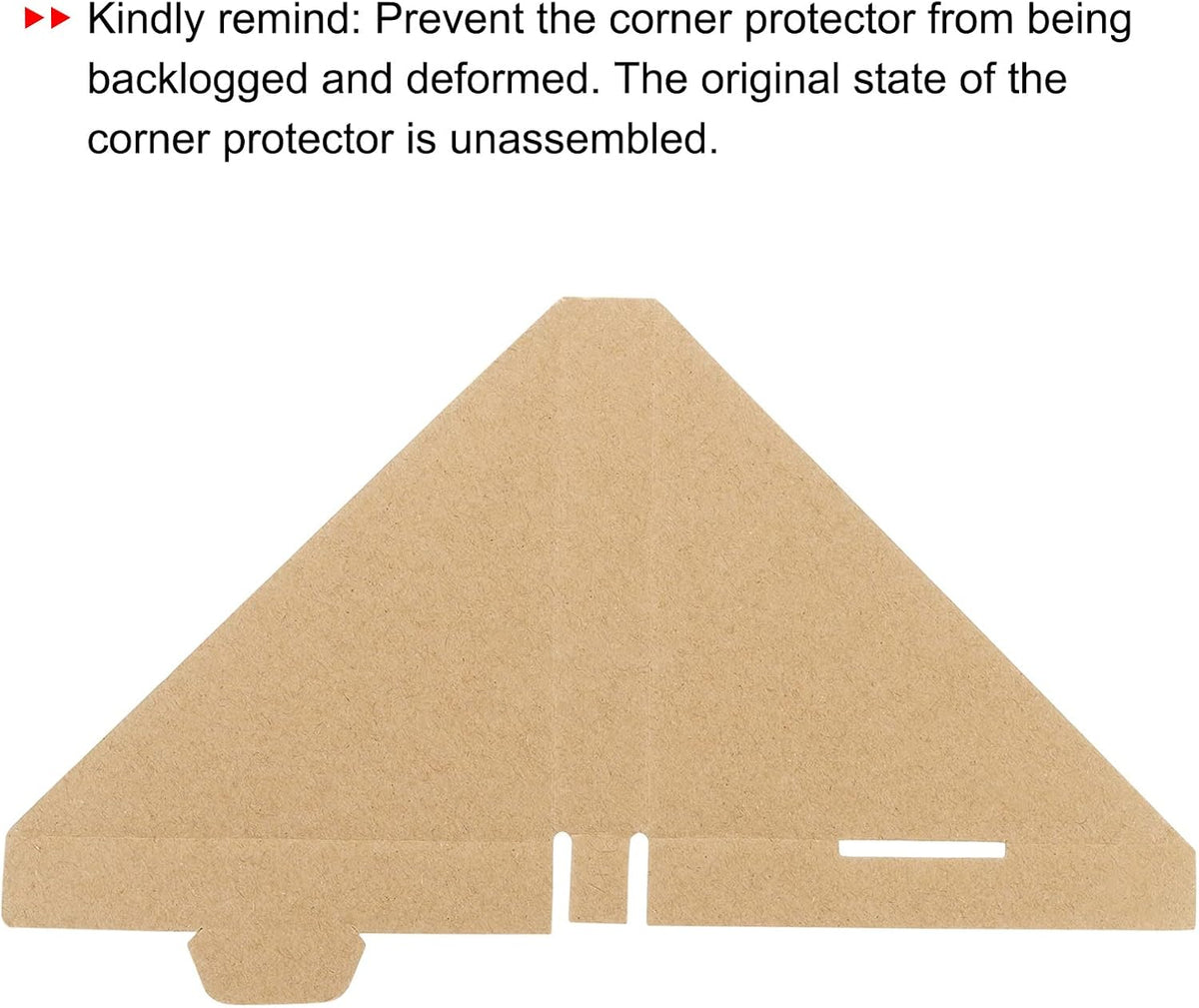 Adjustable Cardboard Corner Protector, Cardboard Edges Protector 10x10x1.7cm for Art, Packing, Shipping Supplies Pack