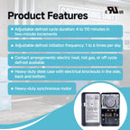 FrigeSwift S8145-20 Commercial Refrigeration Defrost Control Timer