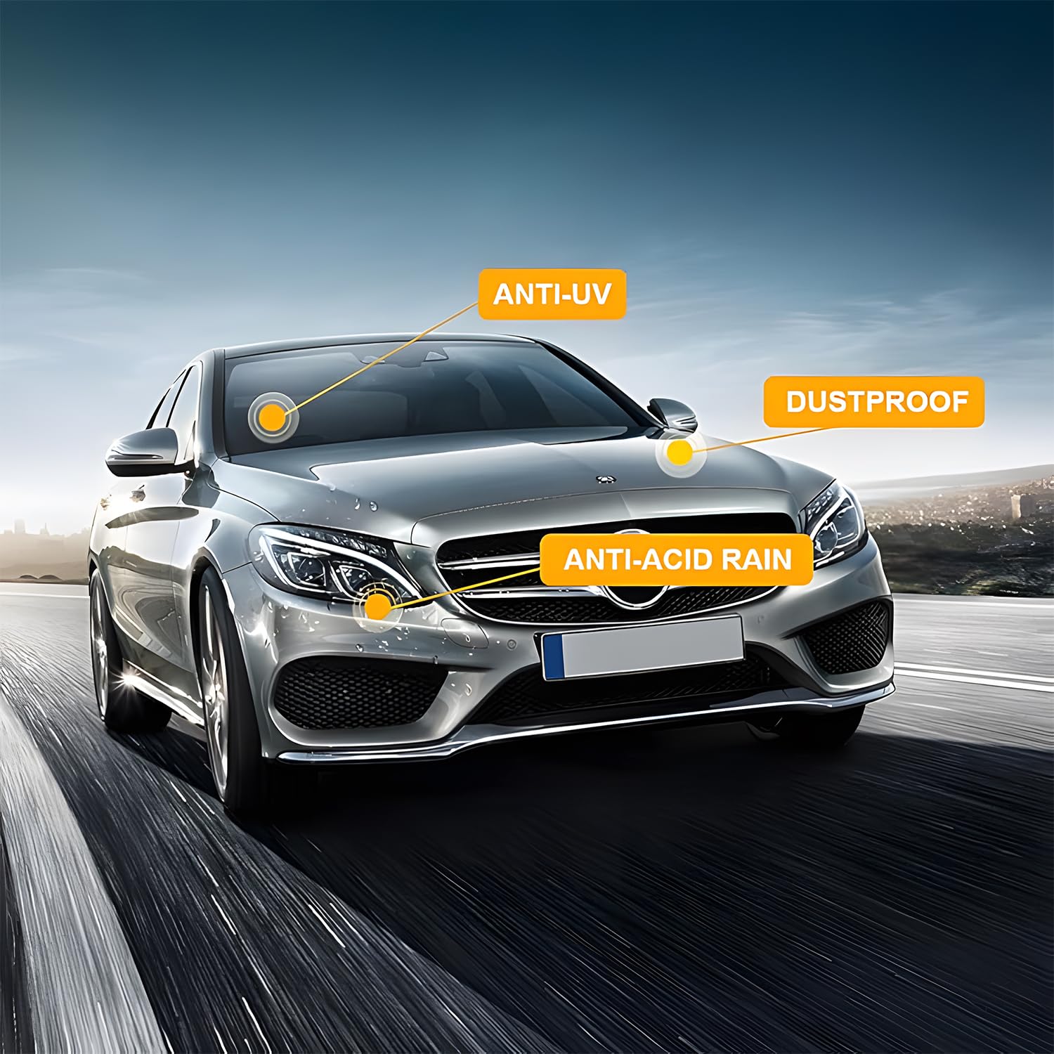 Advanced Graphene Ceramic Coating for Cars(70ML),12H Graphene Coating for Auto Car Detailing,10+ Years of Long