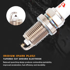6-Pack Upgraded UF270 Ignition Coil Pack, Spark Plugs for Jeep Liberty 3.7L