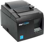 TSP143IIILAN Ethernet (LAN) Thermal Receipt Printer with Auto-Cutter and Internal Power Supply - Gray