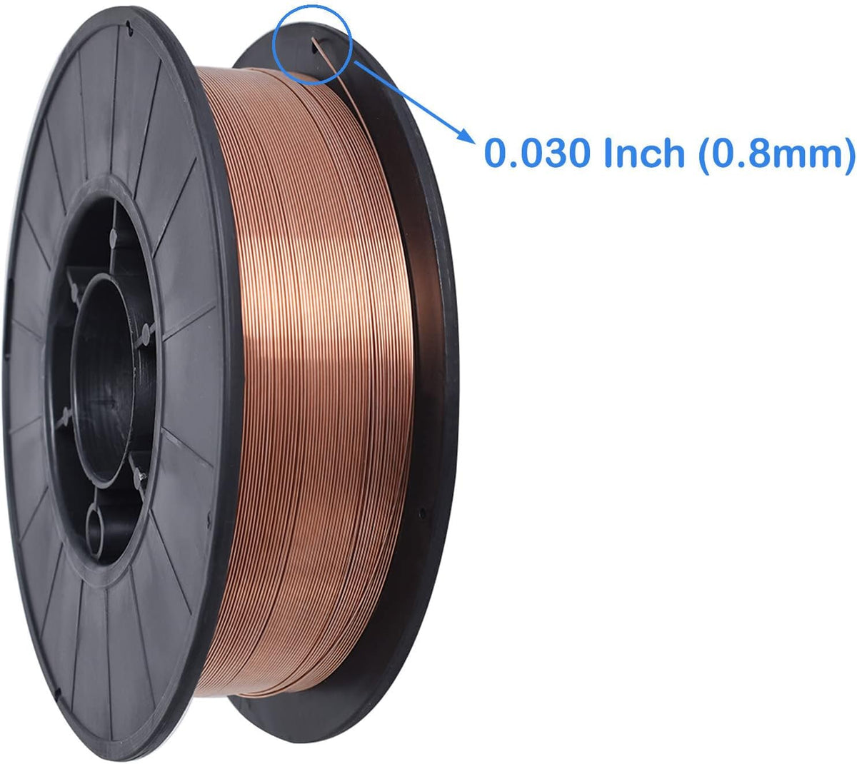 kimllier 2 Pack ER70S-6 Solid Mig Welding Wire 0.030In (0.8MM) 11Lbs Spool