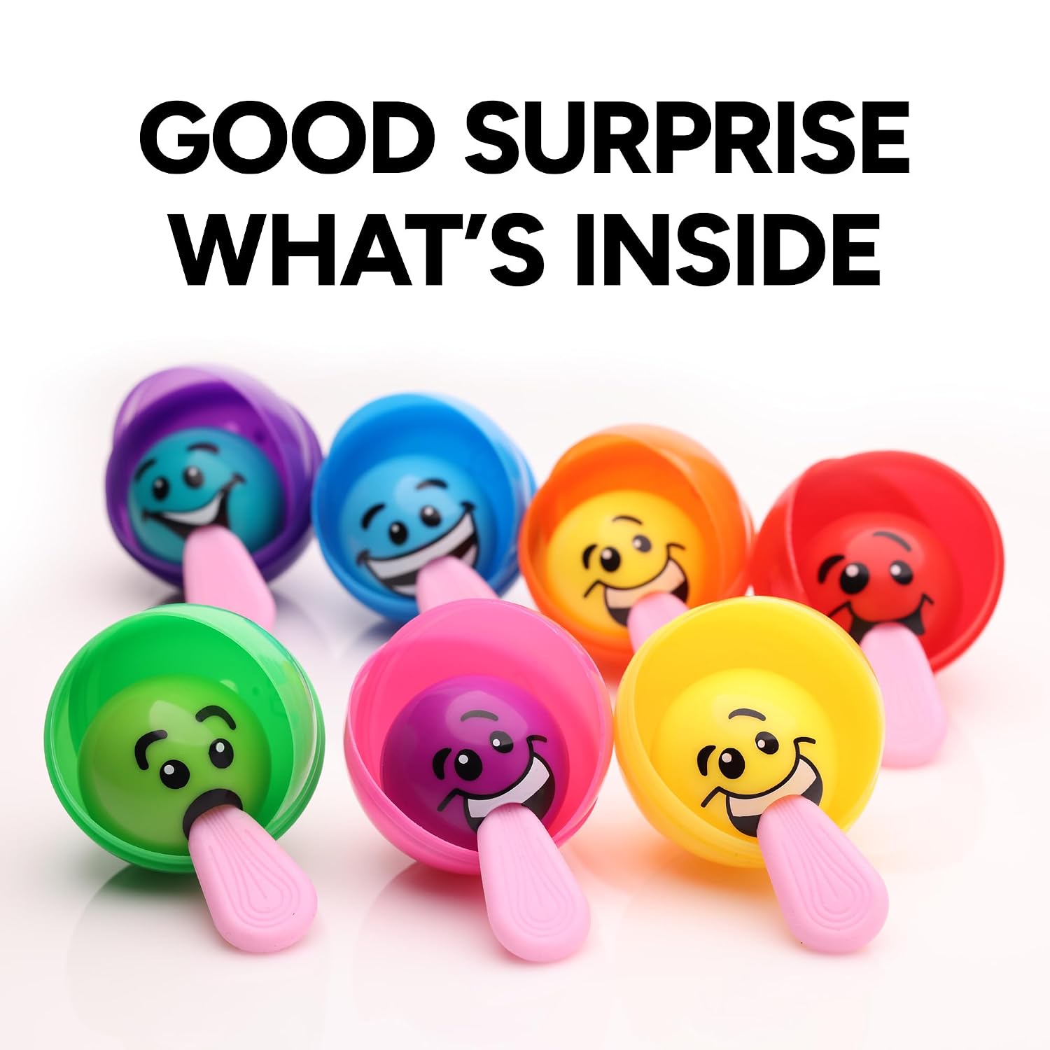 Capsule Vending Machine Colored Round Capsules Empty 100 pcs 2 inch - Gumball Machine Capsules Bulk Party Favor