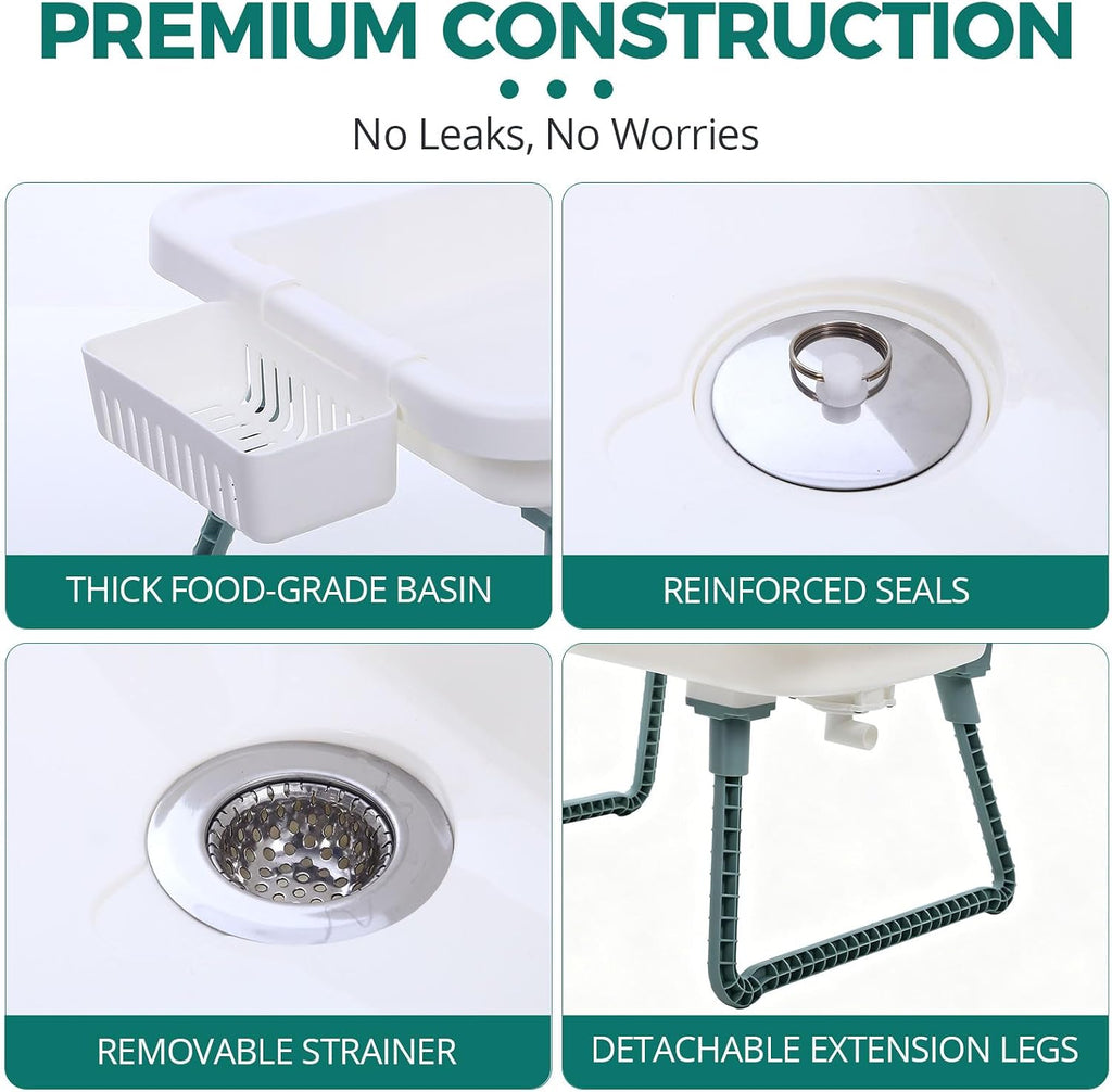 Portable Sink Hand Wash Station, Camping Sink