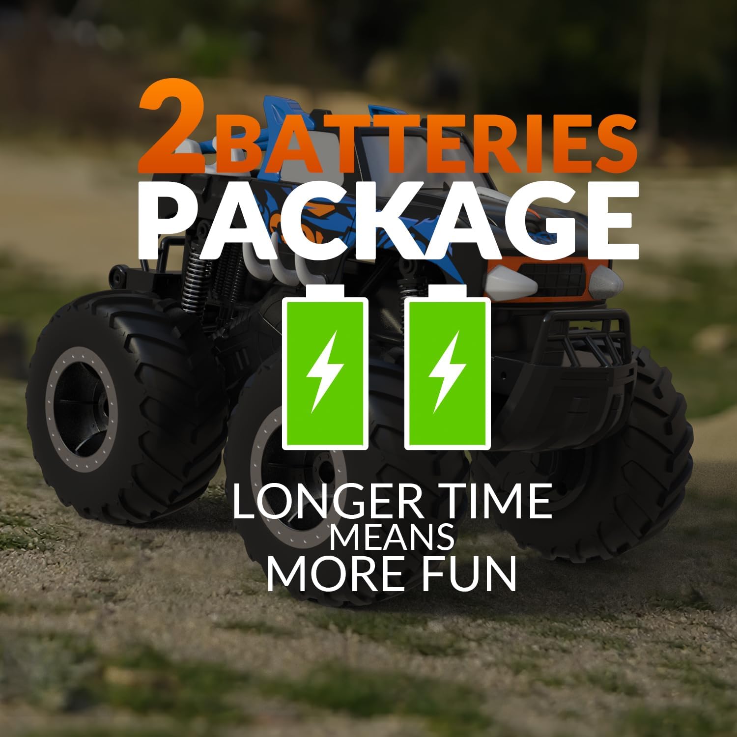 1:16 Amphibious Monster Truck All Terrain RC Car Toys | 2.4GHz 4WD Waterproof Remote control car, Double-Sided