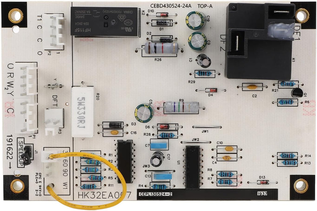 Defrost Control Board replacement for Carrier, ICP OE HK32EA007 Efficient Defrost Cycle Management, Compatible with Similar Systems