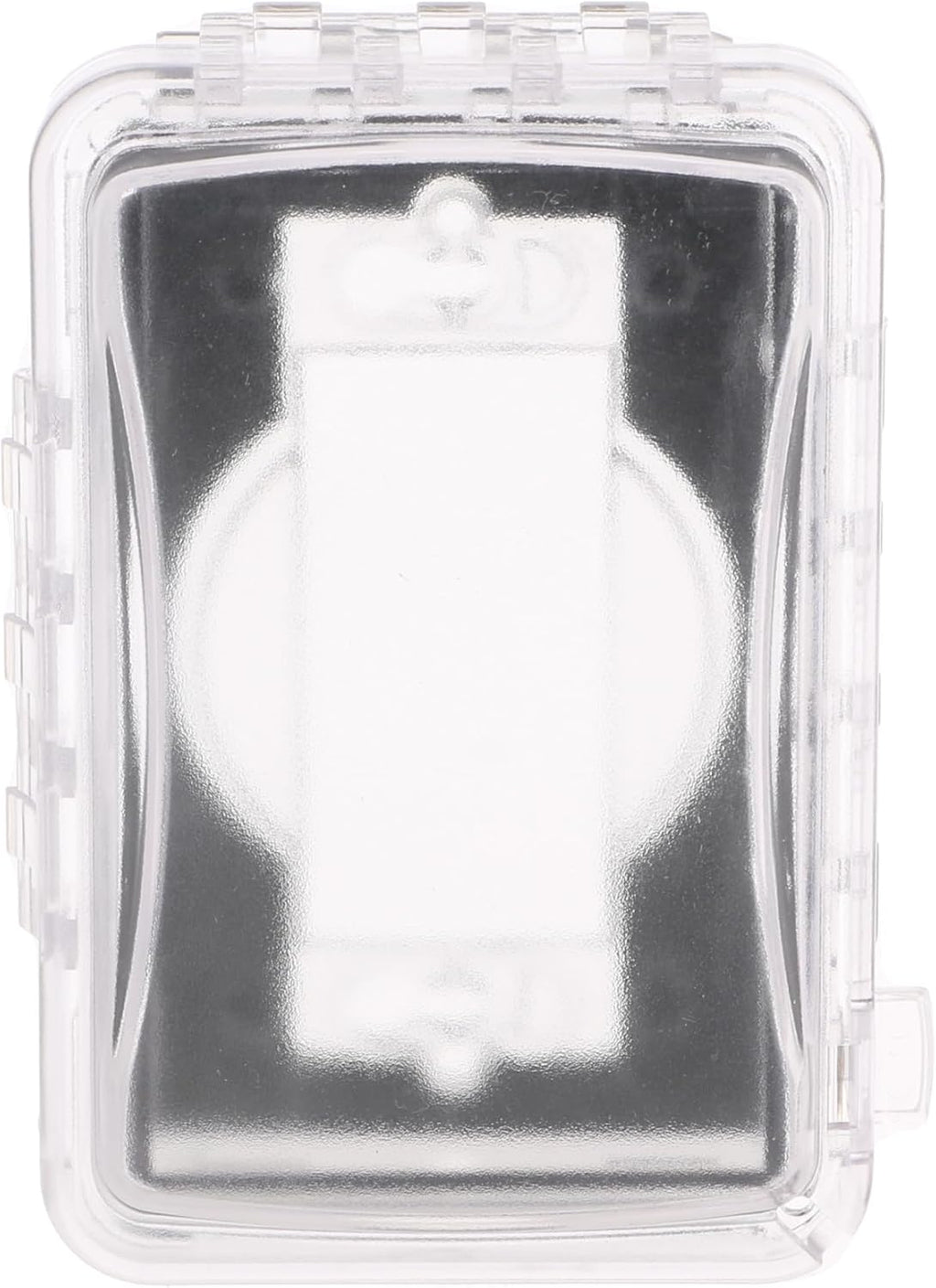 1-Gang Weatherproof Single Outlet Cover, 5/8 in. Deep, Clear | 5/8 in. Deep, Outdoor Receptacle Cover, NEMA 3R, UL