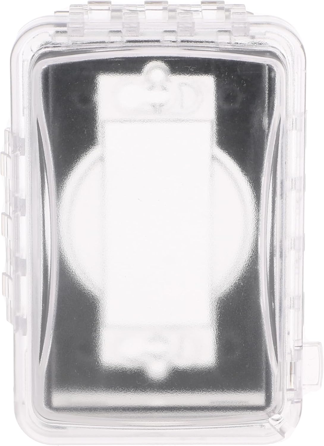 1-Gang Weatherproof Single Outlet Cover, 5/8 in. Deep, Clear | 5/8 in. Deep, Outdoor Receptacle Cover, NEMA 3R, UL
