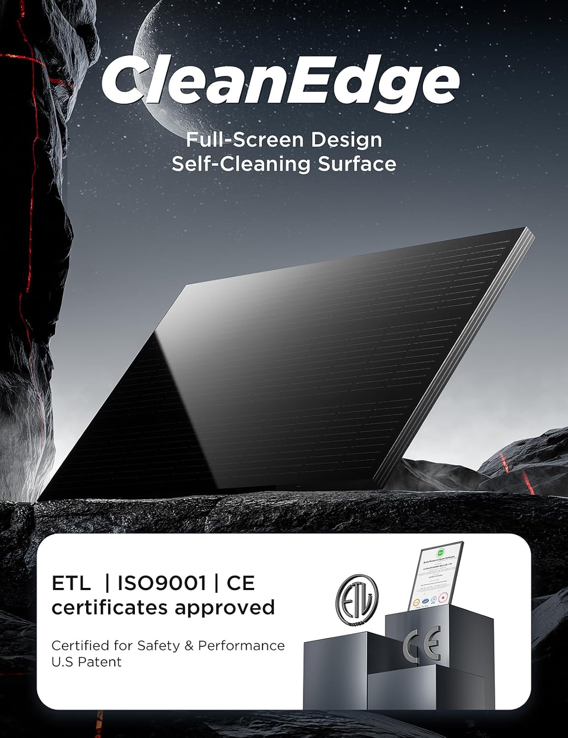 200 Watt Solar Panel - 2PCS 100W Solar Panels with Frameless Design | 25% High-Efficiency 100w solar panel for RV