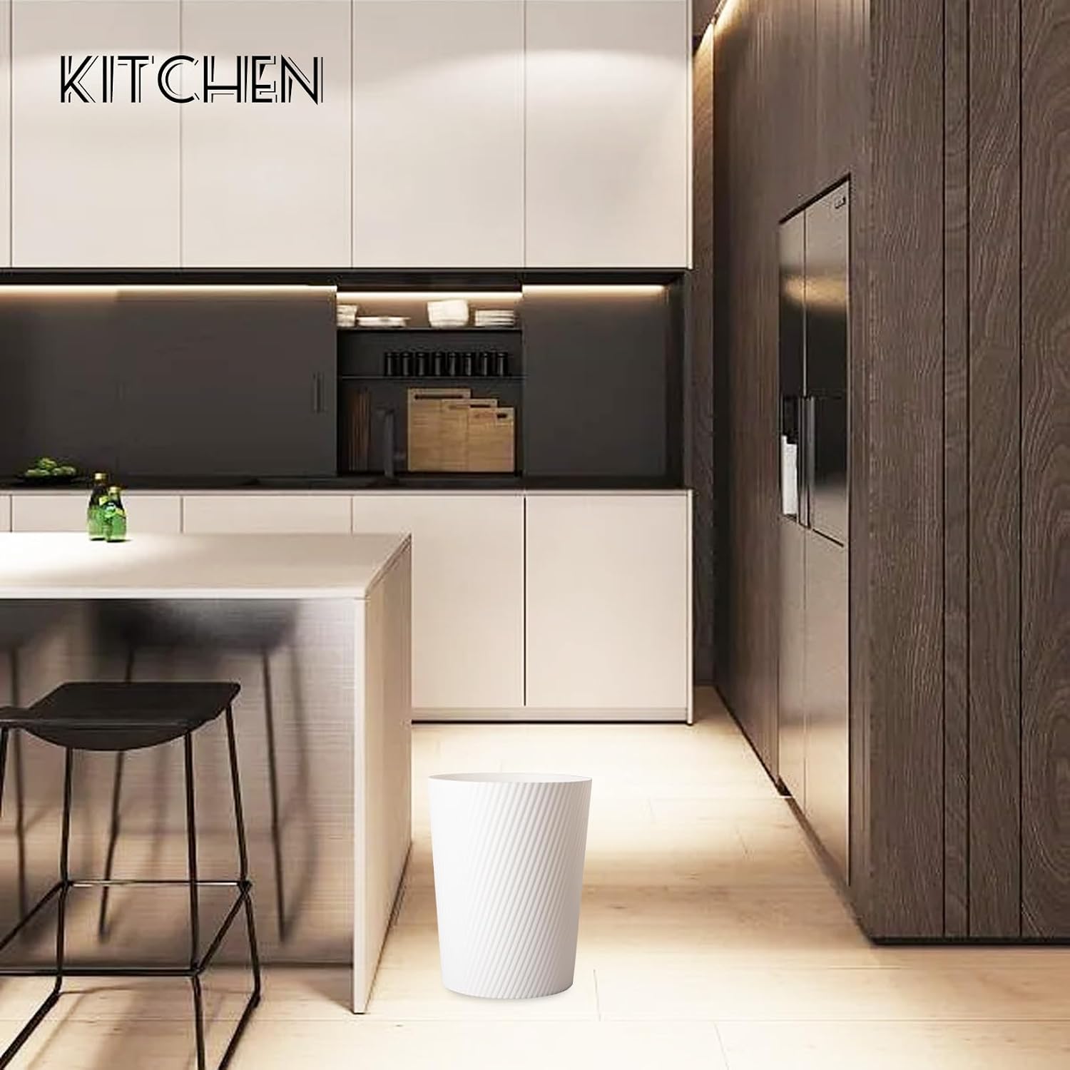 Small Trash Can Wastebasket Garbage Can Container Bins for Bathrooms, Laundry Room, Kitchens, Offices, Kids Rooms