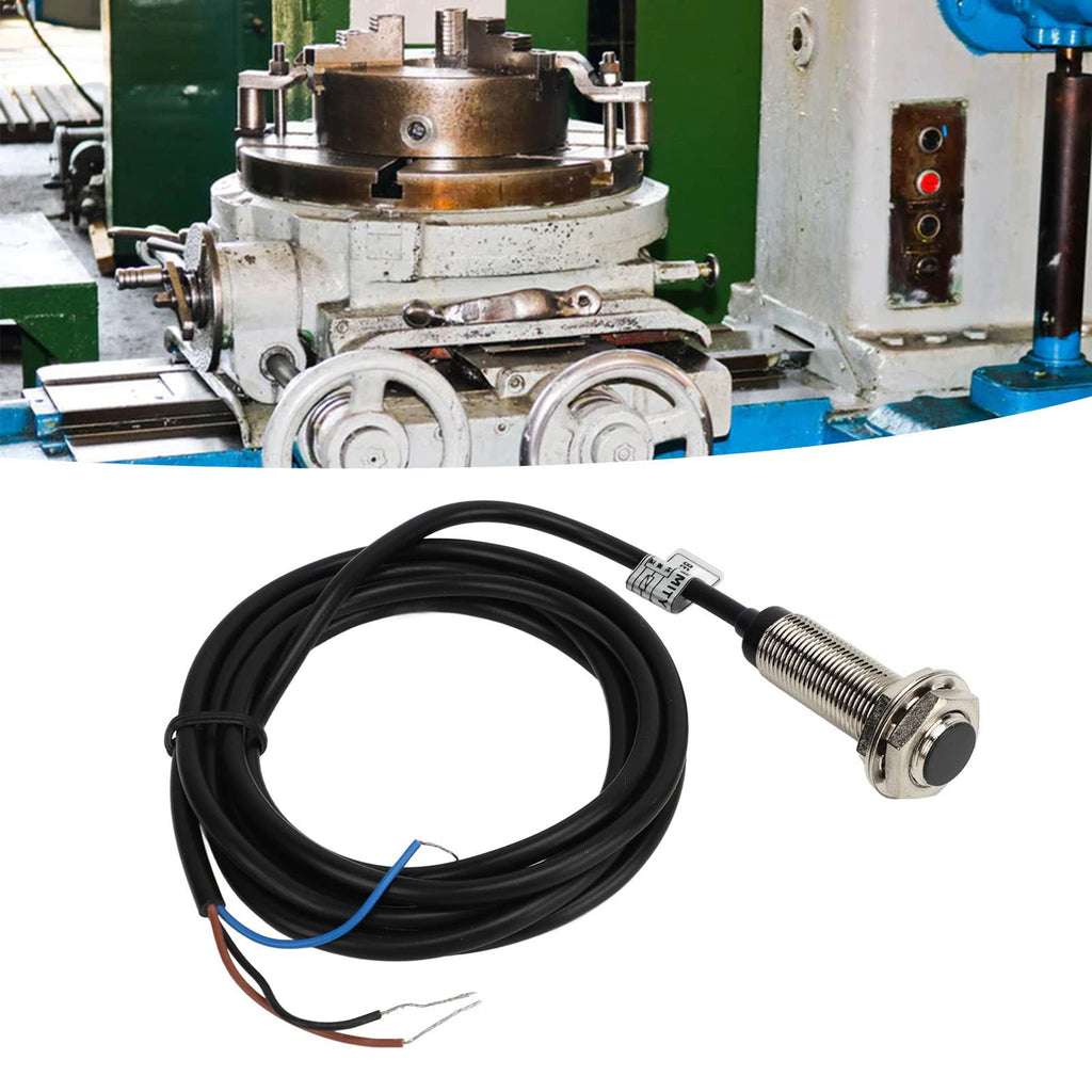 12mm Inductive Proximity Switch, PNP NO 3 Wire DC 6-36V, IP67 2mm Detection Distance for Automation Machinery