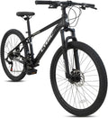 26 Inch Mountain Bike for Adults Men & Women, 21 Speed Hardtail Steel Frame MTB with Disc Brakes - Ideal for Trail