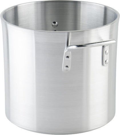 6.0mm Aluminum Stock Pot, 12-Quart | Heavy-duty, Riveted handles, Great for Stocks, Soups, Pasta and Batch Cooking