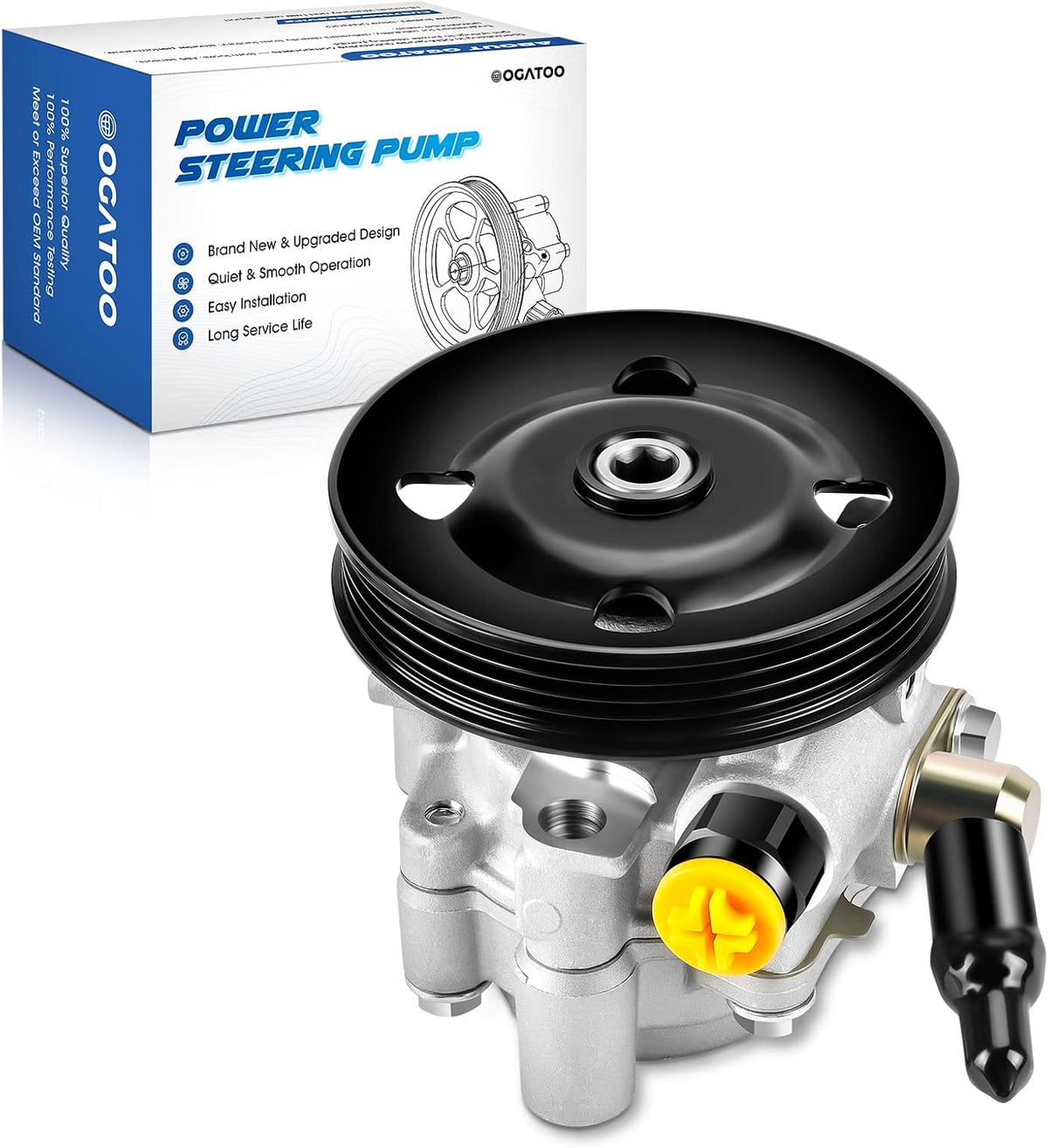 21-5287 Power Steering Pump w/Pulley Fit for Toyota Lexus 3.0L 3.3L（02-06）