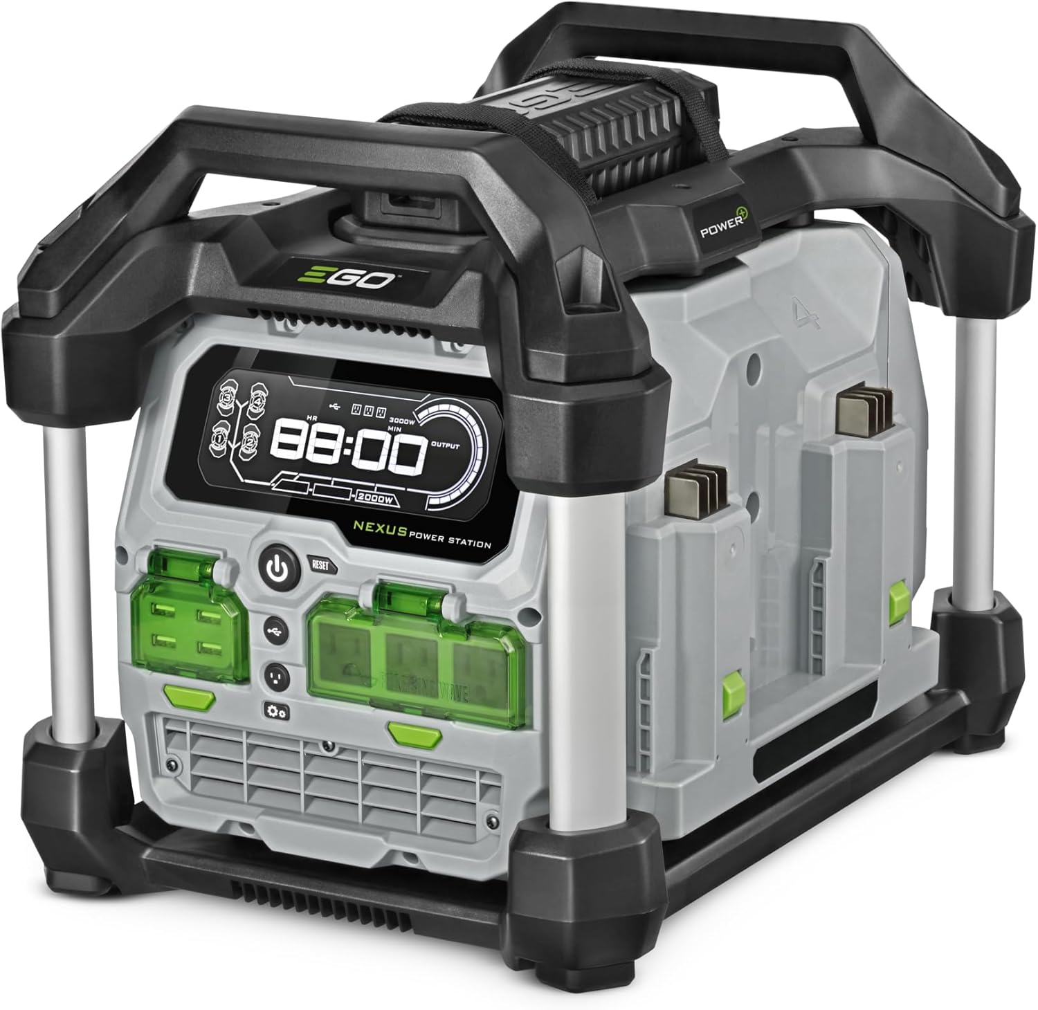 Portable Power Station, 3000W, Battery Powered, Inverter Generator for Home and Outdoor, Battery and Charger Not