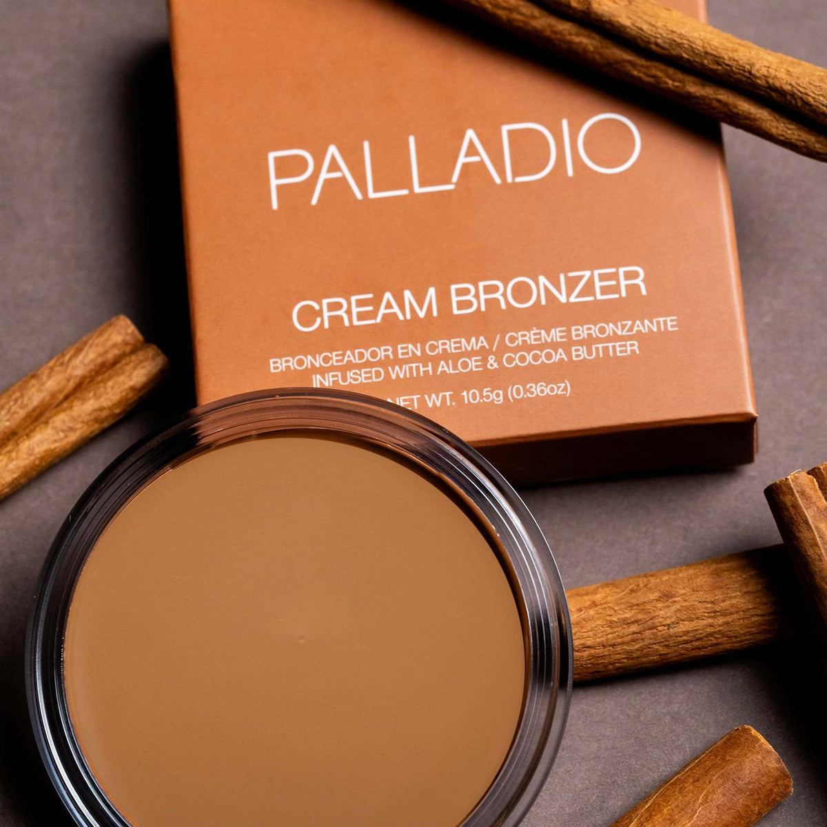 Cream Bronzer for Face and Skin, Cinnamon Spice