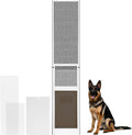 XL Dog Door for Sliding Glass Door, Extra Large Patio Doggy Door Insert for Sliding Door, Height Adjustable from 44"