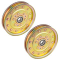 1-633109 116-4667 Flat Idler Pulley for Exmark Toro Lazer Z Z400 Z500 Z553 Z580 Z Master 52" 60" 72" Deck, Replace for 126-7685 132-9424, Fit for AC AS ASX HP LC XP XS Series Lawn Mower (2 Pack)