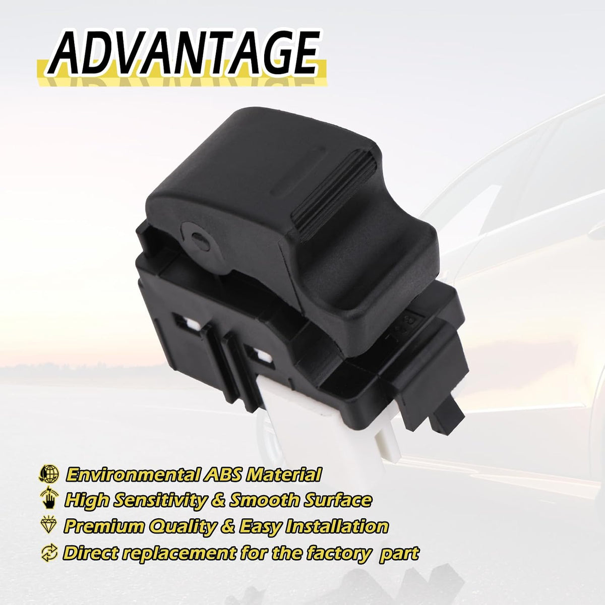 Vurkcy Passenger Power Window Switch for 2000-2007 Tundra, 1998-2003 Sienna