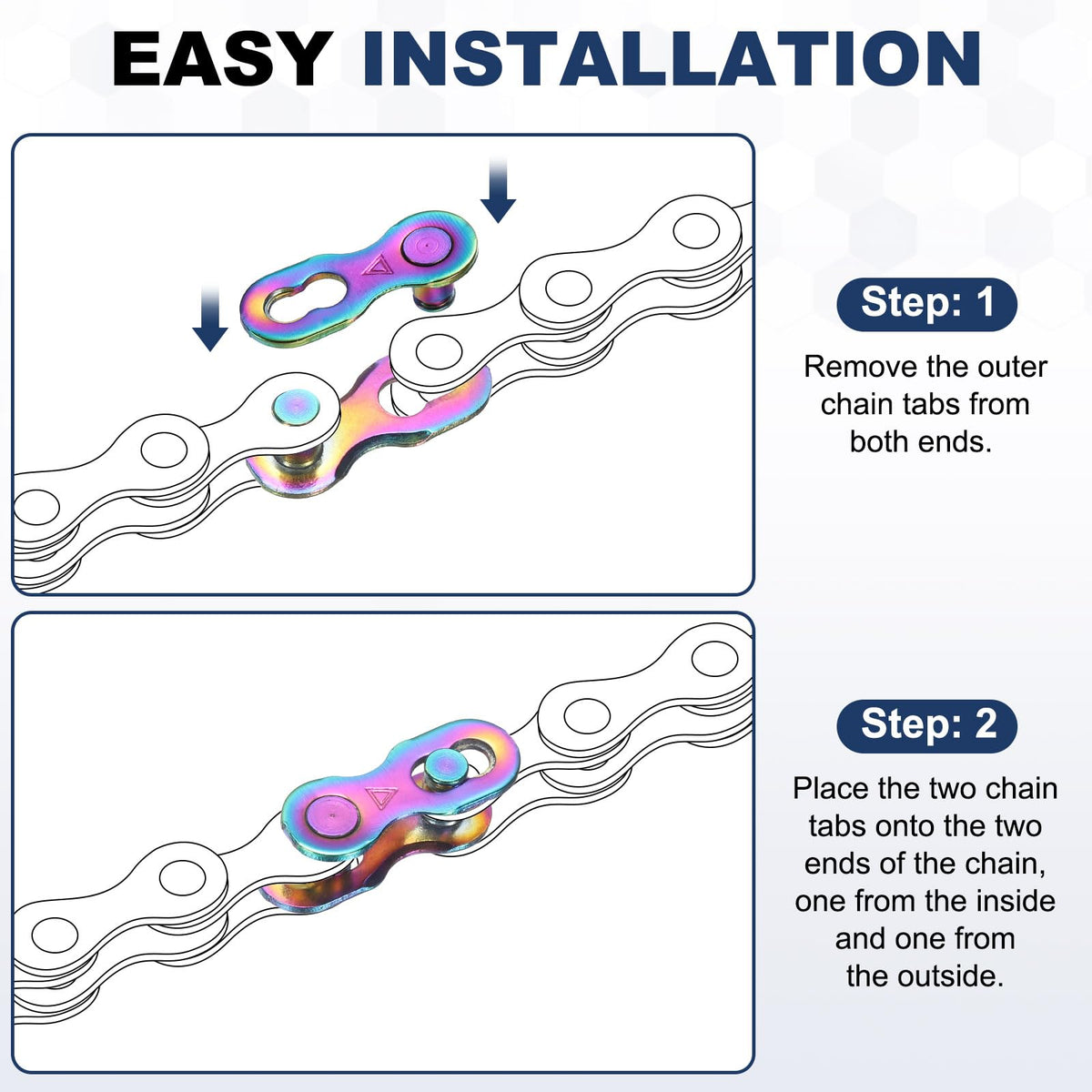 16Pcs Bike Chain Master Link for 10 Speed Chain Missing Link