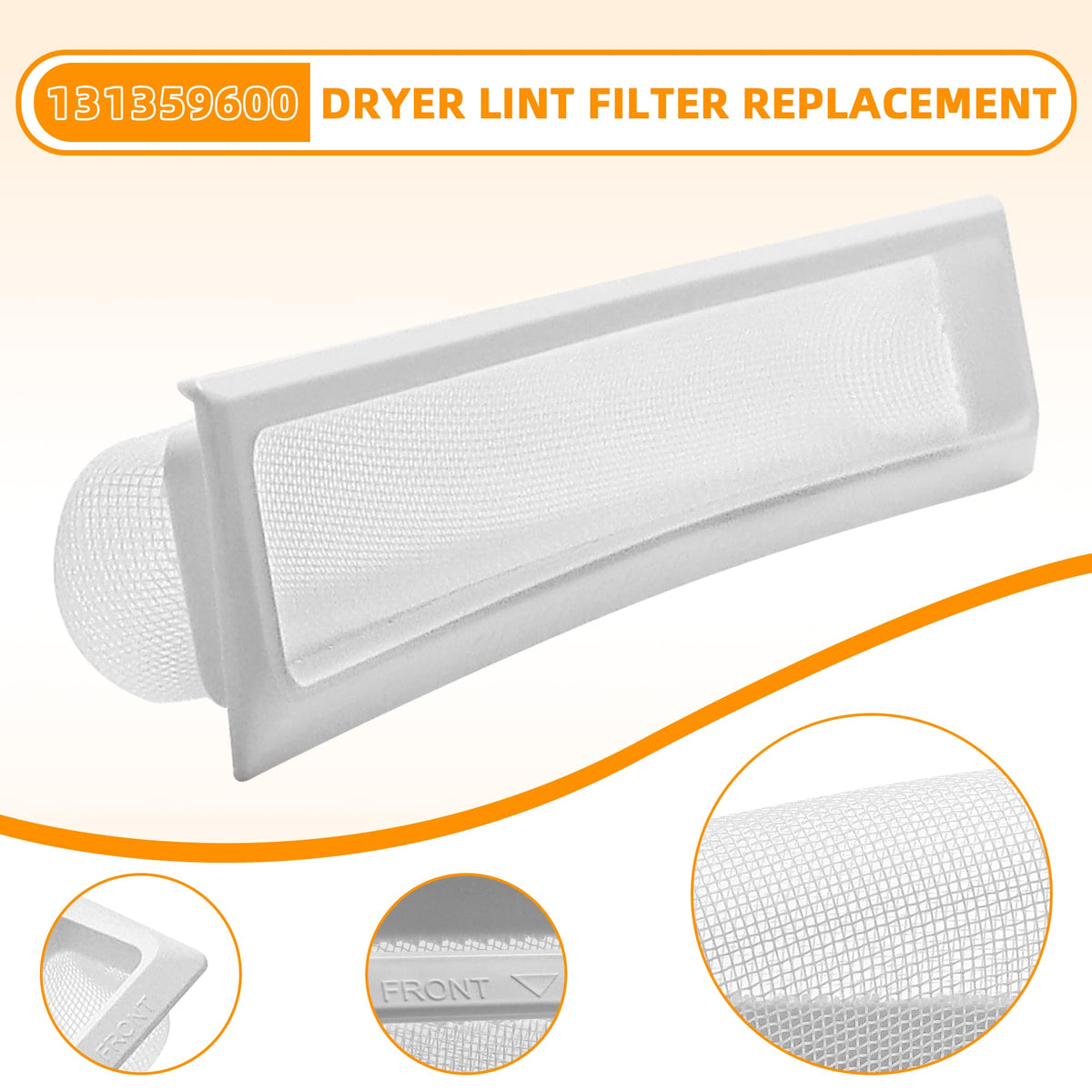 AMI PARTS 131359600 Dryer Lint Filter Case Screen Replacement Parts
