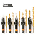 12 Pcs Adjustable Countersink Drill Bit Set