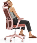 Ergonomic Office Chair — Adjustable Desk Chair with Lumbar Support, Headrest, Armrests, Breathable Mesh Back, Height
