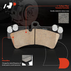 A-Premium Front Ceramic Brake Pads Compatible with Audi & Porsche