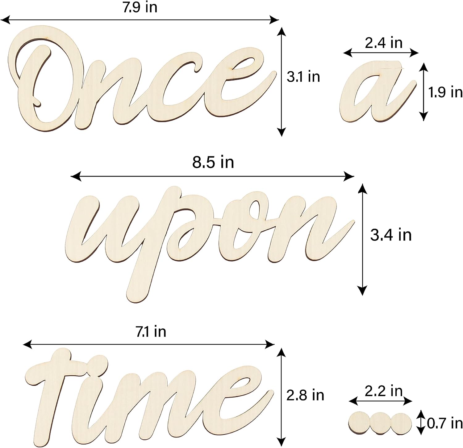 Once Upon a Time Sign Nursery Decor Once Upon a Time Wood Sign Wall Decor for Reading Corner Kids Room Family
