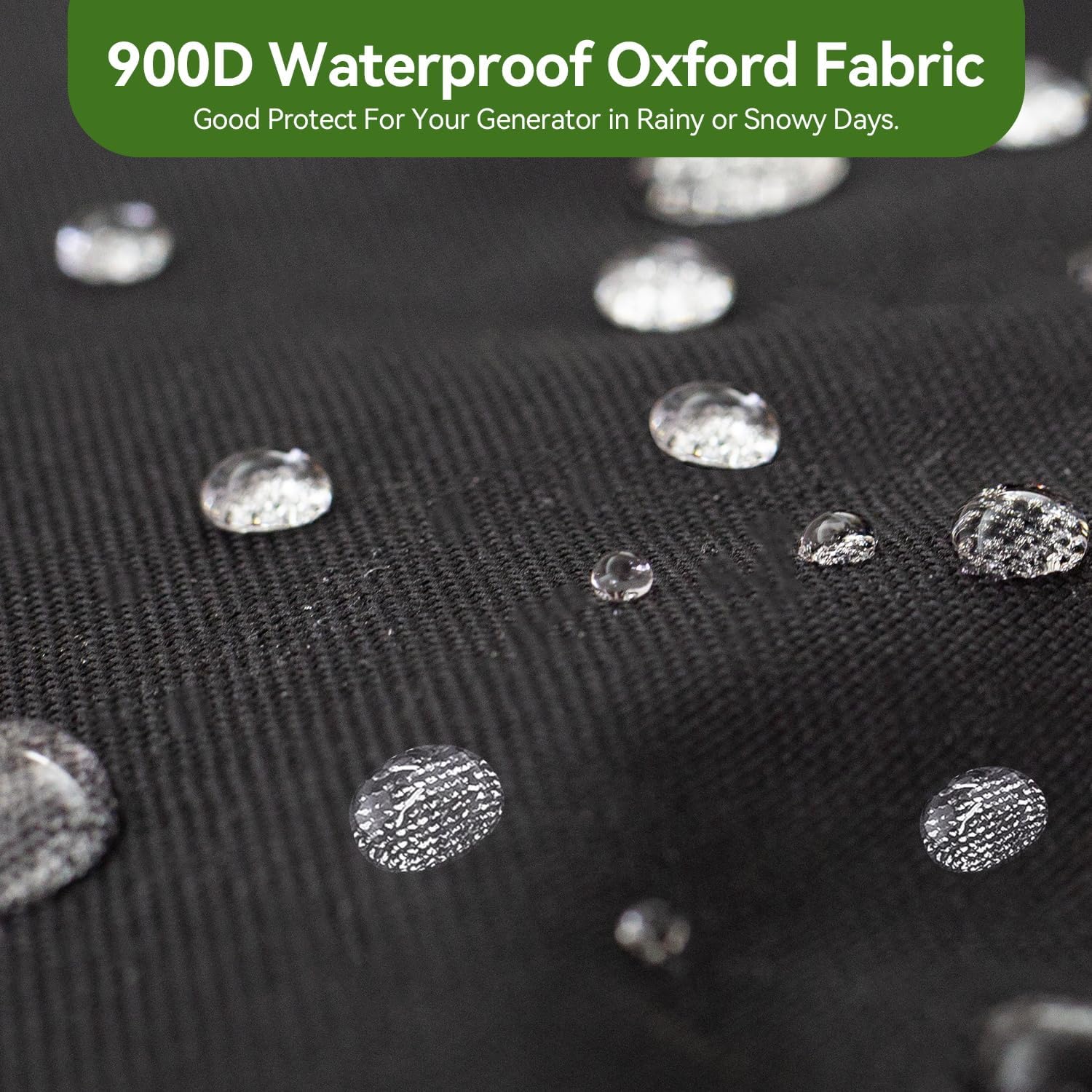 Waterproof Generator Covers for Outside (24"L x 18"W x 20"H), Heavy Duty 900D Polyester Fabric Portable Generator
