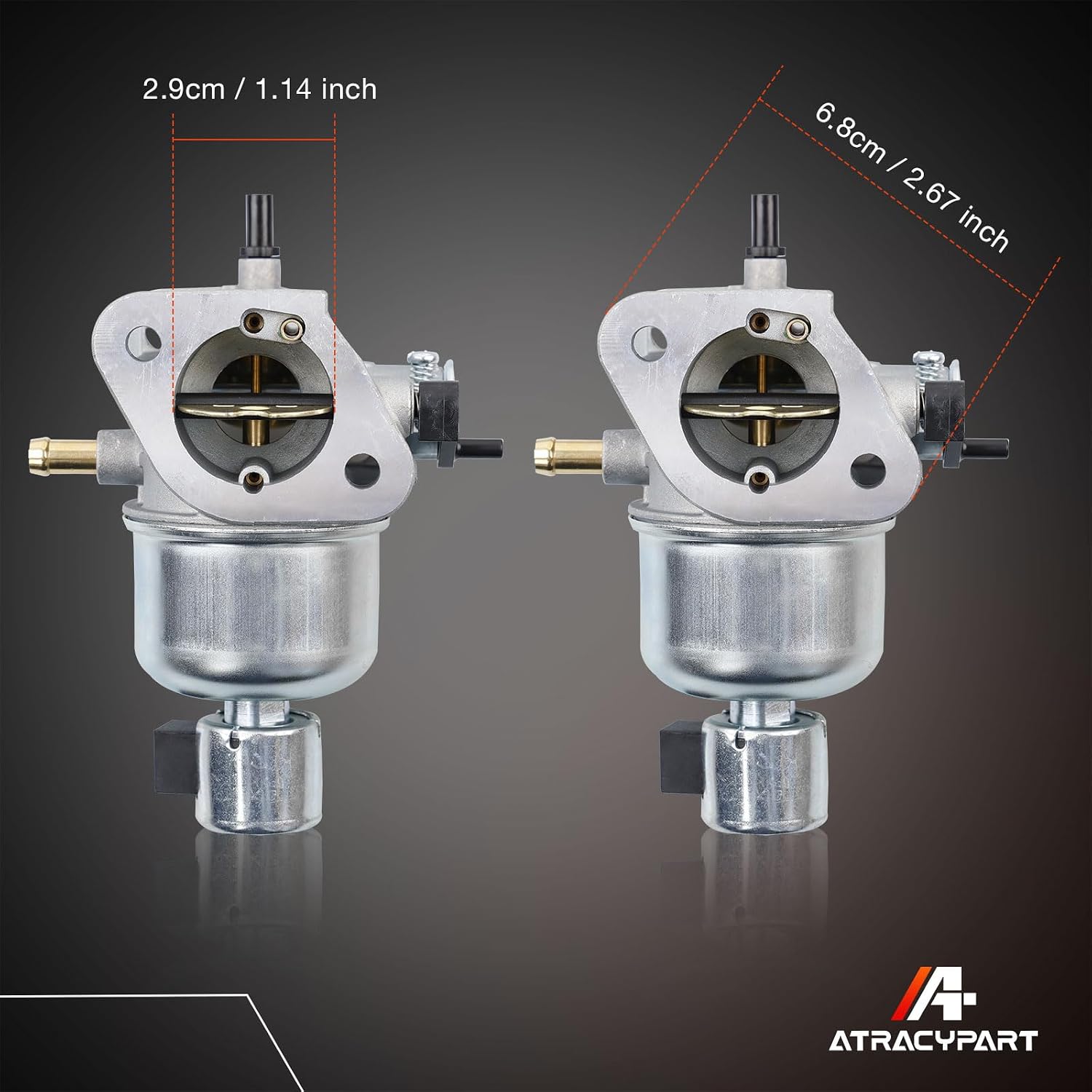 John Deere X300 Carburetor Kit Compatible with X300R X304 Tractor | Replace MIA10591, Includes Fuel Pump Air Filter