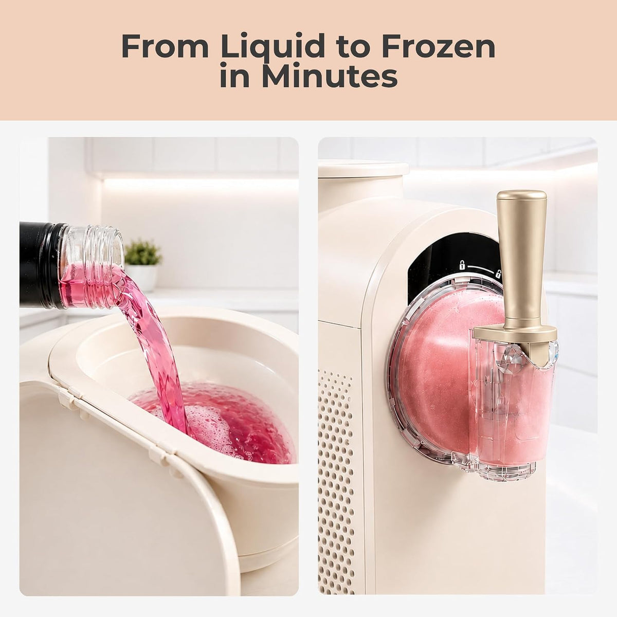 7-in-1 Soft Serve Ice Cream Slushy Machine, 1.6 Qt, Compressor