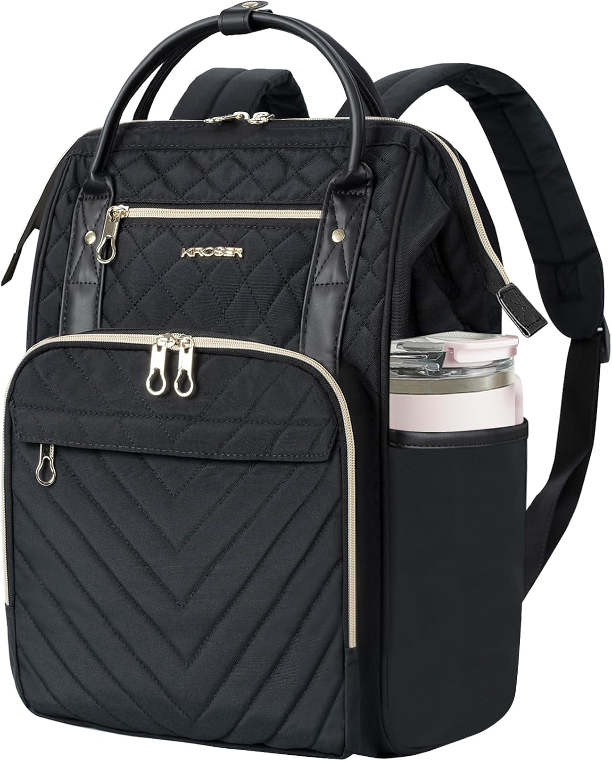 Laptop Backpack 17" Stylish Backpack Water Repellent College Casual Daypack Travel Business Work Bag for